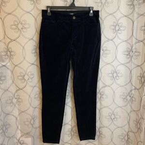Women's Chaps Corduroy Pants Size 4 Dark Blue‎